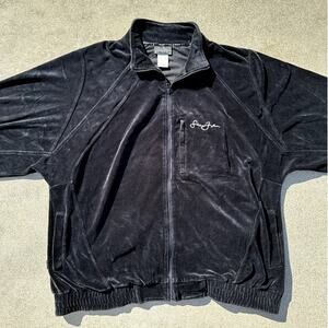 Vintage Y2K Sean John Velour Track Suit Zip Up